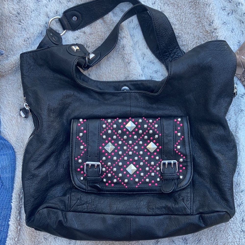 Betsey Johnson “Biker Babe” Handbag Tote - Picture 8 of 8
